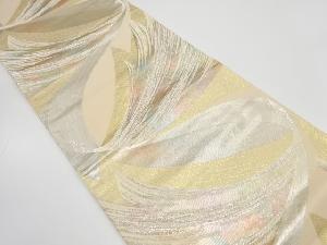 アンティーク　抽象孔雀模様織り出し袋帯（着用可）